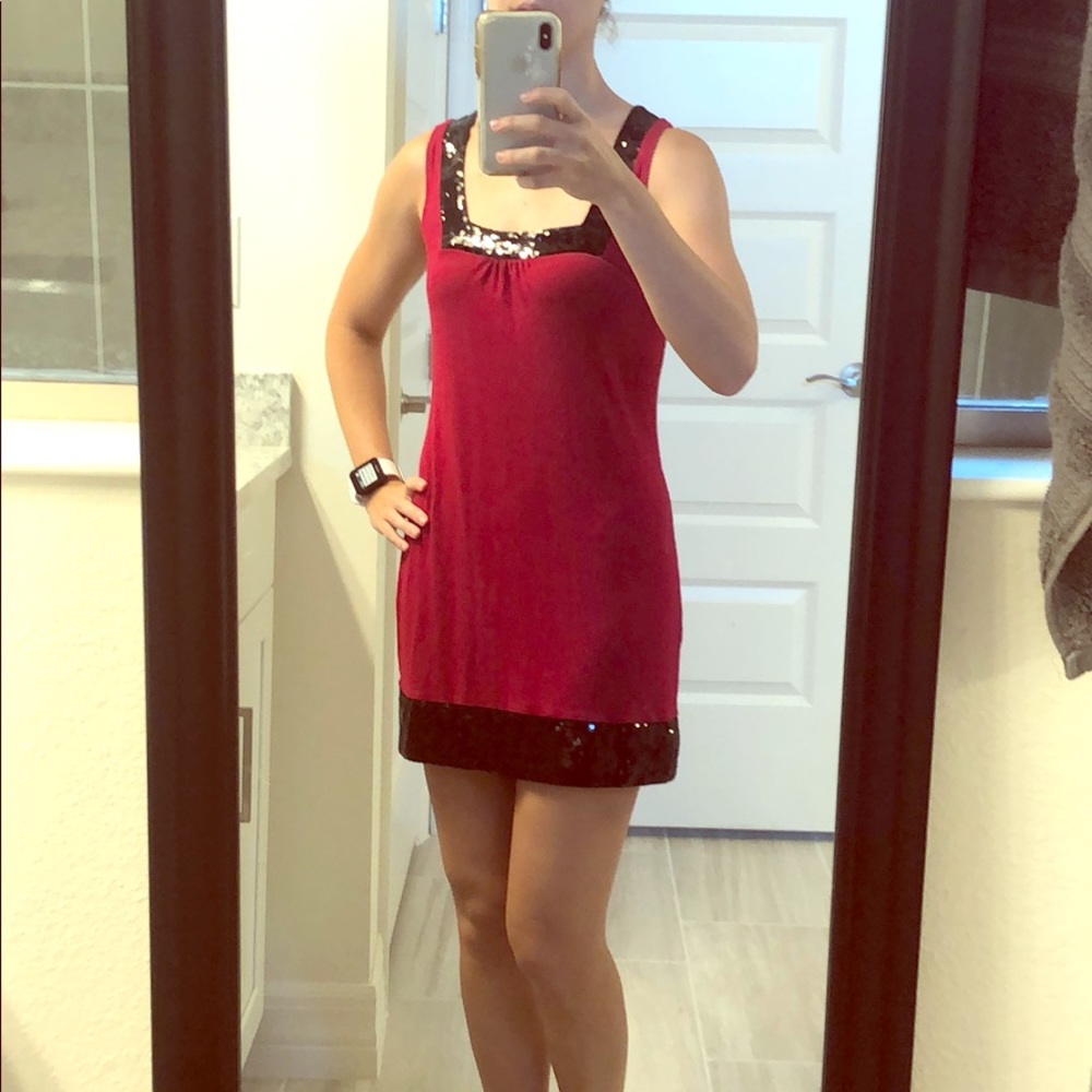 Red XS Express dress